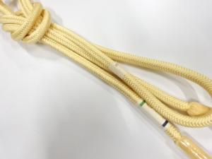 未使用品　正絹　撚り房　手組帯締め